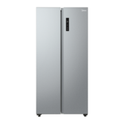美的（Midea）470升变频一级能效对开冰箱双开门家用京东小家智能家电风冷无霜BCD-470WKPZM(E)超薄机身可嵌入