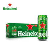 PLUS会员、概率券：喜力啤酒（Heineken）经典500ml*18听 整箱装