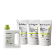 bc babycare婴儿洗衣液新生儿去污洗衣液宝宝专用婴幼儿童酵素 500ml*3+800ml*1【2.3L套装】