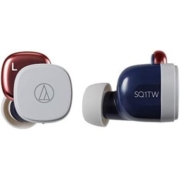 audio-technica 铁三角 完全无线耳机 藏青色 红色 ATH-SQ1TW NRD