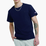 L码！Champion 冠军牌 男士经典C标中性棉 T恤 T0223 到手价低至￥53.32