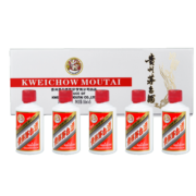 茅台（MOUTAI）贵州茅台酒 酱香型白酒 飞天茅台53度 礼盒装 茅台小酒版条茅 金条50ml*5瓶