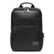新秀丽（Samsonite）双肩包14英寸商务背包旅行包男女书包笔记本电脑包黑色立体包 TT0