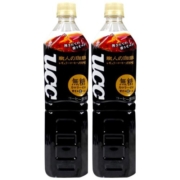 日本UCC/悠诗诗进口即饮黑咖啡900ml*2瓶职人无糖0脂咖啡饮料