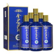 金沙回沙酒 精典  53度酱香型白酒 大曲坤沙粮食酒 500ml*6瓶 整箱装