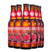 临期低价！百威英博 拳击猫 草莓艾尔精酿啤酒果啤 355ml*6瓶
