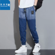JEANSWEST 真维斯 男士宽松潮流休闲束脚牛仔裤 5色