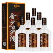 金沙回沙酒五星酱香型白酒500ml贵州金沙酱酒 纯粮食高度白酒 口粮酒 【整箱】51度500ml*6回沙五星