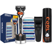 吉列（Gillette）吉列锋隐致顺手动剃须刀锋速5刀片手动刮胡刀男士1刀架刀头