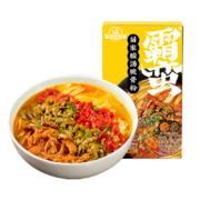 霸蛮 苗家酸汤脆骨粉 湖南米粉 方便速食宵夜米线 常德米粉 238.6g/盒