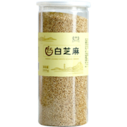 变地金炒熟白芝麻农家即食熟芝麻白芝麻熟罐装芝麻500g散装调料商