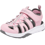 Skechers斯凯奇童鞋男童包头凉鞋夏季儿童鞋轻质防滑女大童沙滩鞋303025L 女童/粉红色/灰色/PKGY 32