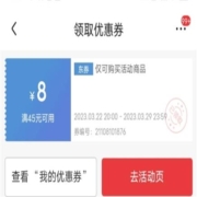 京喜APP、京喜特价版 领取满45-8/30-5优惠券