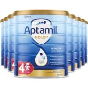 Aptamil 爱他美 金装 较大婴儿配方奶粉 4段 900g*8罐