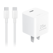 京喜小程序、有券的上：HUAWEI 华为 P0011 Mini快充充电器（Max 25W） + 3.3A 双C口数据线 套装