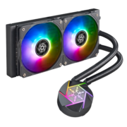 银欣（SilverStone）VIDA240薄型一体式水冷（支持AMD AM5.INTEL 1700多平台/ARGB光效/可旋转冷头/PWM风扇)