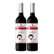 张裕 葡小萄赤霞珠甜红葡萄酒 750ml*2瓶