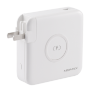 摩米士（MOMAX） 苹果MFi认证充电宝自带线无线移动电源快充通用iPhone13/12Max 【标准版】白色