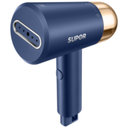 苏泊尔（SUPOR）手持挂烫机蒸汽加热家用迷你小型烫衣机除菌电熨斗便携可折叠旅行熨烫机年货团购 蔚蓝