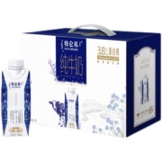 特仑苏脱脂纯牛奶250mL*16盒 礼盒装 新老包装随机发