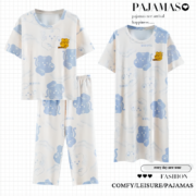 俞兆林（YUZHAOLIN）棉质 J5911三件套(短袖+短裤+睡裙)