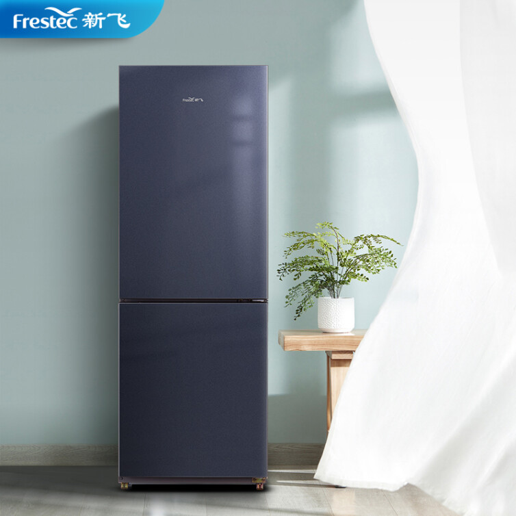 新飞（Frestec）185升冰箱双开门小型家用租房宿舍办公室小冰箱迷你大容量简约两门冰箱 BCD-185KT