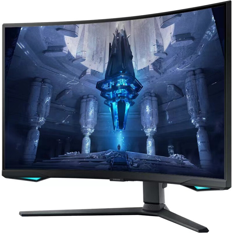 三星（SAMSUNG） 32英寸 4K 1000R曲面 高刷新率 电竞显示器 升降旋转支架电脑显示屏 S32BG750NC0NC【165Hz】