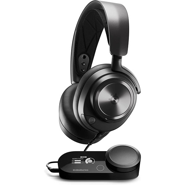 SteelSeries Arctis Nova Pro 适用于 Xbox 多系统游戏耳机 - 高级高保真驱动器 - 高分辨率音频 - 360° 空间空间 - GameDAC Gen 2 - Quad-DAC - ClearCast Gen 2 麦克风 - Xbox、PC、PS5、PS4、Switch