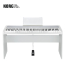 KORG科音B1SP黑色白色数码电子钢琴88键重锤琴键全配重NH自然琴键配立式木架三踏板移调伴奏练琴