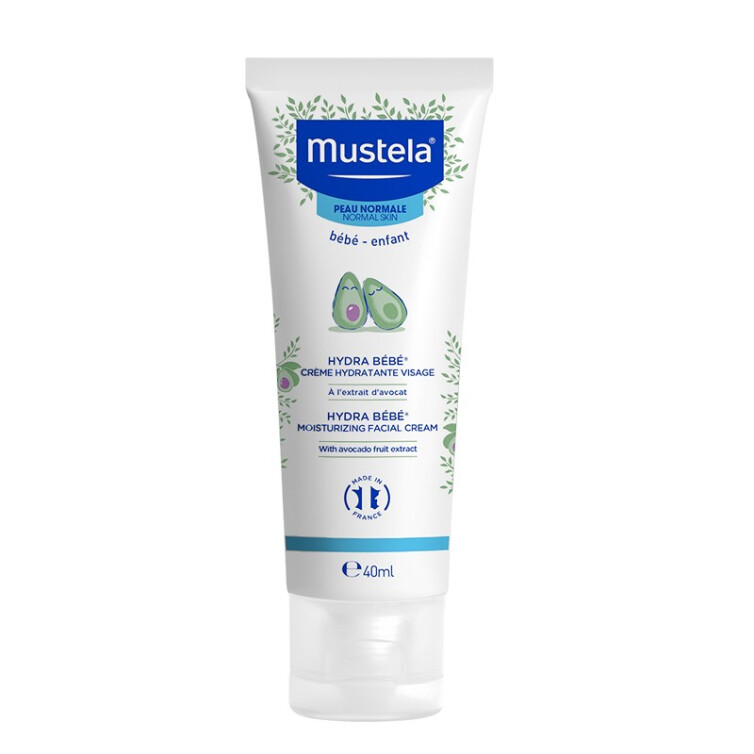 妙思乐（Mustela）儿童面霜 婴幼儿宝宝面霜润肤霜40ml 高保湿水润肌肤 法国进口
