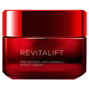 欧莱雅（LOREAL）女士复颜活力紧致视黄醇面霜晚霜50ml 大红罐面霜 护肤礼物