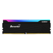 新乐士（SAMNIX）DDR5台式机内存条狂刃战士RGB灯条 32G（16Gx2）7200黑色套装 CL38