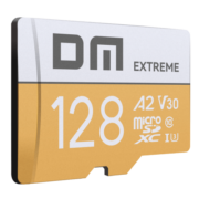 大迈（DM）128GB TF（MicroSD）存储卡 A2 V30 金卡 游戏机手机行车记录仪监控摄像头多设备兼容 高速内存卡