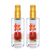 郎酒 顺品郎 浓香型白酒 45度480ml*2瓶 （光瓶粮食酒 ）