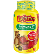 提升宝宝免疫力！L'il Critters丽贵 维生素C+锌片免疫力小熊软糖190粒 凑单到手约￥76.15