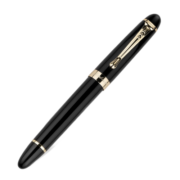 金豪（Jinhao） X450钢笔金属成人商务练字铱金笔书法美工笔男女商务办公用笔明尖 简装（大理石蓝） 直尖0.7mm