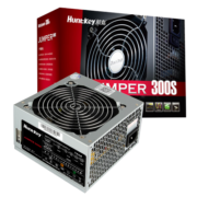 航嘉（Huntkey）额定300W JUMPER300S电脑电源 (单管正激/宽幅电压/背部走线/高性价比)