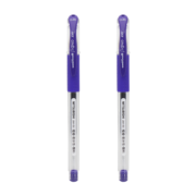 三菱（Uni）UM-151财务中性笔 0.38mm签字笔 学生彩色水笔啫喱笔(替芯UMR-1) 深紫色 1支/袋