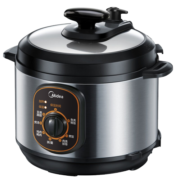 美的（Midea）智能电压力锅4L家用多功能 不粘内胆 开盖火锅  七大烹饪模式 高压锅W12PCH402E（2-5人食用）