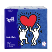 得宝  TEMPO 手帕纸 凯斯哈林联名  4层  7张*12包
