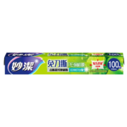 妙洁 免刀撕PE保鲜膜 盒装 易拉点断易撕粘性强 100米（适合大碗）