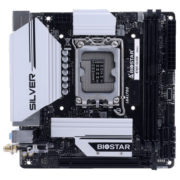映泰 (BIOSTAR)B760T-SILVER主板ITX迷你电脑主板WiFi6 DDR5支持13400//13600K/13700K(INTEL B760/LGA1700)
