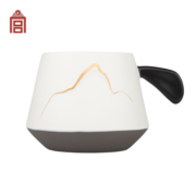 北京故宫文化服务中心故宫文创 千里江山-观山杯创意描金水杯茶杯马克杯yz生日送男友 礼盒套装【全套四款】