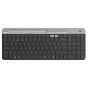 罗技（Logitech）K580无线蓝牙超薄键盘 静音键盘 多设备无线办公笔记本平板ipad手机键盘 K580 黑色 超薄静音多设备键盘