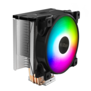 超频三（PCCOOLER）东海X4炫彩版 CPU散热器 (七彩流光灯效/支持AM4/温控风扇/4热管/多平台/附硅脂)