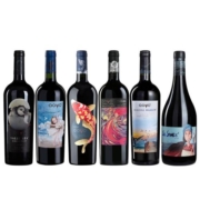 傲鱼智利进口赤霞珠干红葡萄酒红酒整箱750ml红酒官方正品旗舰店