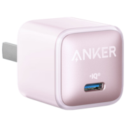 Anker 安克安芯充适配苹果14快充充电器20W手机充电头iPhone14/13/12promax 【支持iPhone8-14】粉色