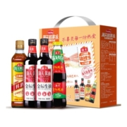 海天酱油锦鲤派金标生抽蚝油料酒4支×1盒调味4瓶家庭装省心盒