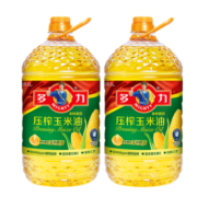 88VIP：多力 压榨玉米 食用油 5L*2桶