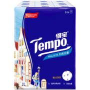 概率券：Tempo 得宝 手帕纸 欧式印花4层*7张*36包 天然无香